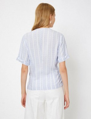 рубашка Материал: %100  ВискозПараметры модели: рост: 176 cm, грудь: 77, талия: 60, бедра: 91 Надет размер: 36
