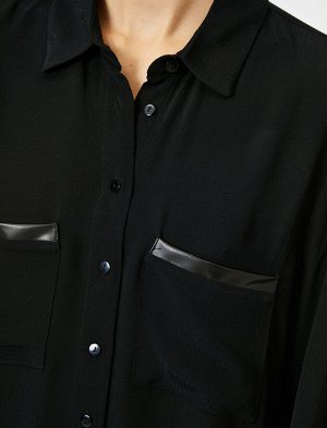 рубашки Материал %100 Вискоз Параметры модели: рост: 173 cm, грудь: 80, талия: 58, бедра: 88 Надет размер: 36