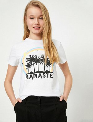 Футболка белая Namaste