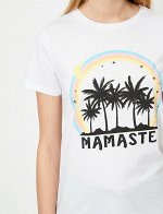 Футболка белая Namaste
