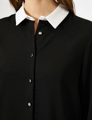 рубашки Материал %100 Вискоз Параметры модели: рост: 175 cm, грудь: 82, талия: 60, бедра: 90 Надет размер: 36
