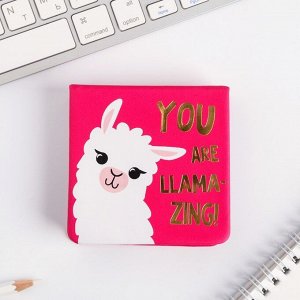 Art Fox Футляр для бумаг &quot;You are LLAMAZING&quot;, 100 л., иск.кожа