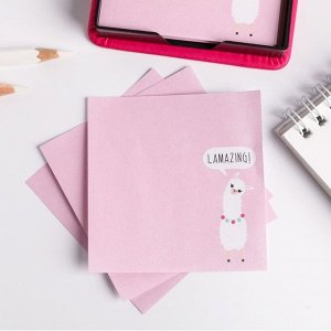 Футляр для бумаг "You are LLAMAZING", 100 л., иск.кожа