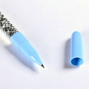 Ручка с жидкими блёстками "Милой русалочке"