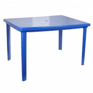 Стол прямоугольный, размер 120 х 85 х 75 см, цвет синий