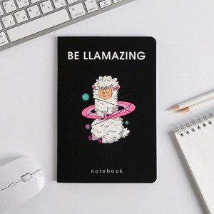 Блокнот софт-тач Llama, А5, 48 листов