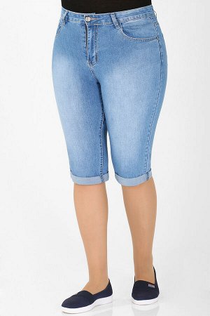 Капри джинсовые больших размеров для женщин