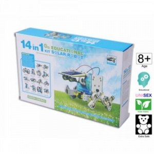 Конструктор Solar Robot Kit на солнечной батарее 14 в 1