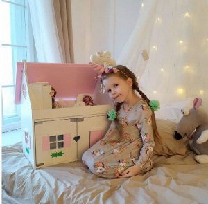 Кукольный домик &quot;Барби хаус&quot; со съемной крышей
