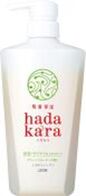 Увлажняющее жидкое мыло для тела с ароматом зеленых фруктов &quot;Hadakara&quot; 480 мл (дозатор) / 12