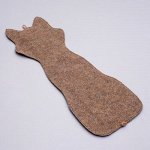 Когтеточка &quot;Кошка&quot; двусторонняя, 60 см МИКС ЦВЕТОВ