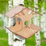 Кормушка &quot;Дупло&quot; 16х20х20см