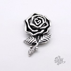 Брошь "Розочка длинная"