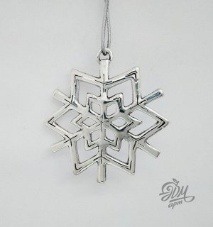 Елочная игрушка "Снежинка"