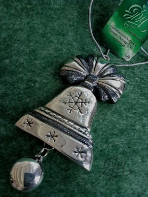 Елочная игрушка "Колокольчик большой"