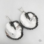 Серьги &quot;Круглая полупоганка&quot;