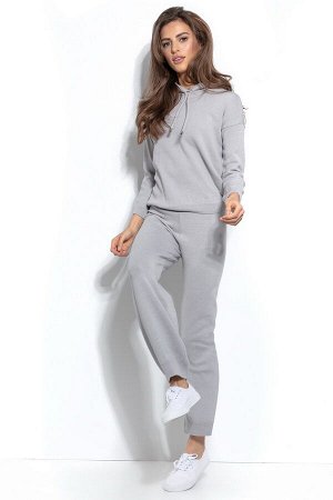 Комплект Fobya f935 серый (блузка+брюки)