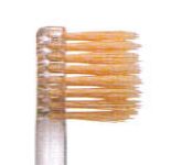 КОМПАКТНАЯ 4-х рядная зубная щетка с тонкими шестигранными  СПИРАЛЬНЫМИ щетинками и ПРОРЕЗИНЕННОЙ ручкой 
(Средней жесткости)