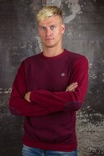 Толстовка 1198 бордовый KHAN