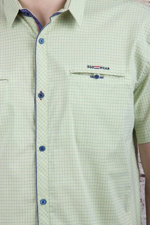 Рубашка 5701/1 зелёный BAGARDA