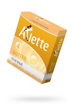 ПРЕЗЕРВАТИВЫ &quot;ARLETTE&quot; №3, DOTTED ТОЧЕЧНЫЕ 3 ШТ.