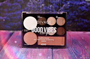 Divage Палетка Для Лица Корректирующая Face Palette Gvo Ж Товар №01 (хайлайтер №01, румяна №01, тени д.бров.№№01,02, тени д.век №№01,02,03,04, пудра ф