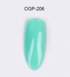 OGP-206 Гель-лак для покрытия ногтей. Pantone: Biscay green