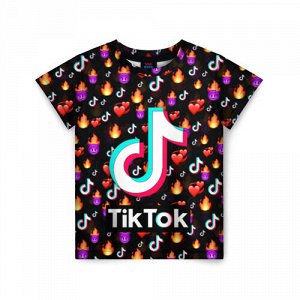 Детская футболка 3D «TIKTOK»