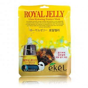 Ekel Royal Jelly Ultra Hydrating Essense Mask - Тканевая маска с маточным молочком, 25 мл