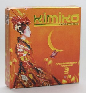 ПРЕЗЕРВАТИВЫ KIMIKO № 3 (супертонкие) 3 шт.