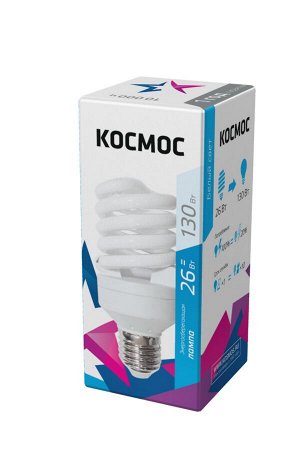 Энергосберегающая лампа КОСМОС T2 26W Е27