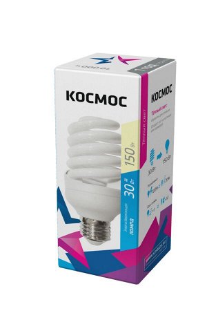 Энергосберегающая лампа КОСМОС T3 30W Е27