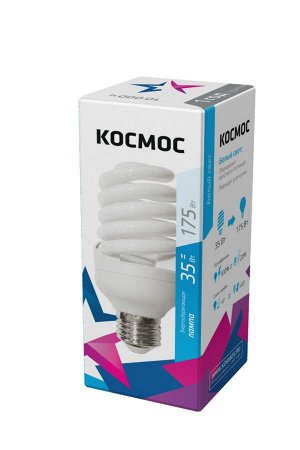 Энергосберегающая лампа КОСМОС T3 35W Е27