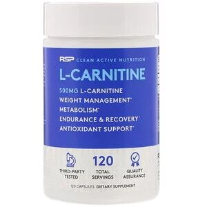 RSP Nutrition, L-Carnitine, 60 кап.