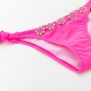 Трусы купальные для девочек с декором MINAKU "Sunny Life", рост 68-74 см, цвет розовый