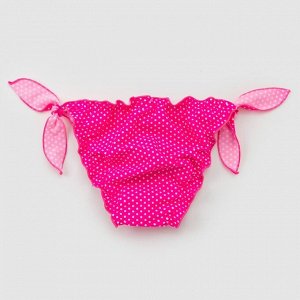 Трусы купальные для девочек с завязками MINAKU "Sunny Life", рост 68-74 см, цвет розовый      467434