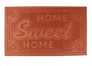 Коврик Коврик придверный 45х75 см "COMFORT Home Sweet Home" цвет коричневый