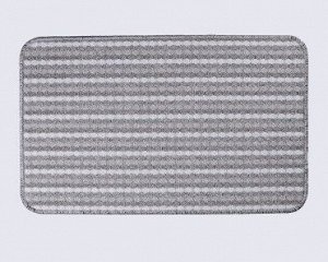 Коврик Коврик придверный 50х80 см "Фиеста" цвет гранит серый
