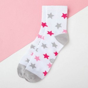 Носки детские KAFTAN «Звёзды», размер 14-16, цвет белый