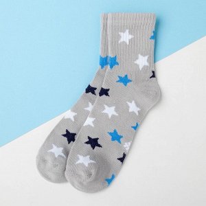 Носки детские KAFTAN «Звёзды», размер 14-16, цвет серый