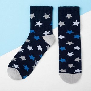 Носки детские KAFTAN «Звёзды», размер 14-16, цвет синий