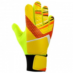 Перчатки вратарские, размер 7, цвет жёлтый