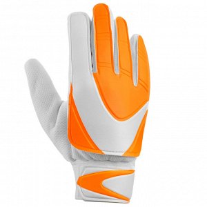 Перчатки вратарские, размер 8, оранжево-белый