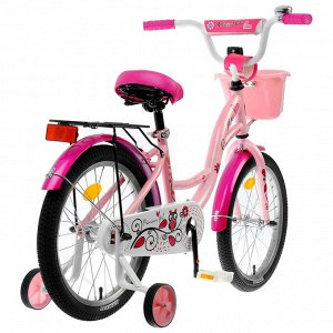 Велосипед 18" Graffiti Premium Girl RUS, цвет розовый