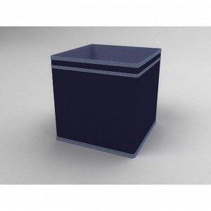 Коробка - куб жёсткая «Классик синий», 27х27х27 см 4775972