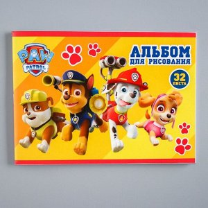 Альбом для рисования А5, 32 л., PAW Patrol