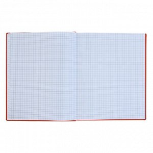 Бизнес-блокнот А4, 96 листов "Премиум", обложка из искусственной кожи, оранжевый