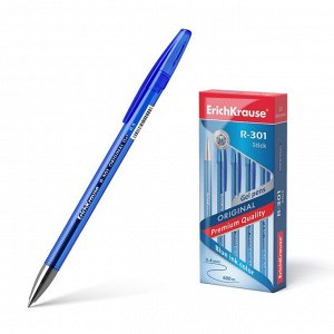 Ручка гелевая R-301 Original Gel, узел 0.5 мм, чернила синие, длина линии письма 600 метров