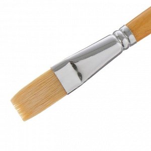 Кисть «Сонет» №10, щетина, плоская, длинная ручка, d=17 мм