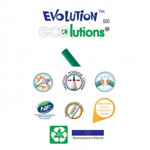 Карандаш чернографитный HB, BIC Evolution, зелёный корпус